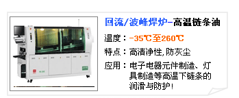 回流爐/波峰焊爐專用高溫鏈條油--長沙合軒